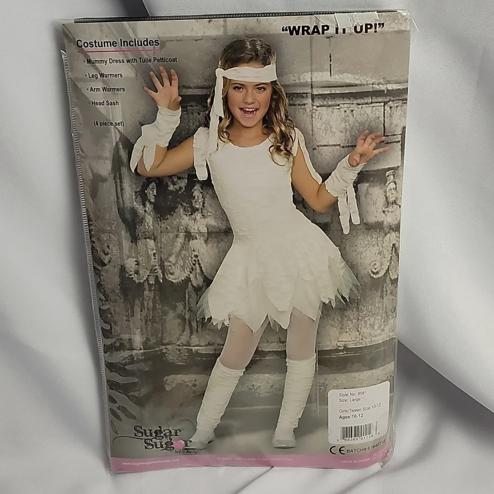 Dreamgirl Mummy Halloween Costume L 10 - 12 - Picture 3 of 9